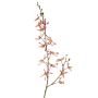 Branche florale artificielle Orchidée Cattleya TRASSA, violet-blanc-jaune, 80cm, Ø4-8cm