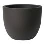Cache-pot rond ETRION en plastique, noir, 61 cm, Ø 74 cm