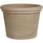 Pot de fleurs en terre cuite NORETH, veiné, marron, 32 cm, Ø 36 cm