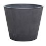 Pot de fleurs SUAVIA en béton de bois, anthracite, 49 cm, Ø 60 cm