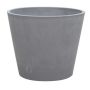 Pot de fleurs SUAVIA en béton de bois, gris, 40,5 cm, Ø 50 cm