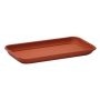 Soucoupe pour bac à fleurs rectangulaire URMINA en plastique, terracotta, 47x16x3cm