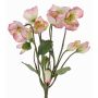 Héllébore artificielle HALLA à planter, rose, 30cm, Ø7cm