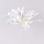 Branche d'Agave pygmaea en mousse synthétique DANINA, blanche, 35 cm, Ø 30 cm