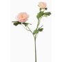 Branche de renoncule artificielle FLORANCE, rose-saumon, 45 cm