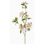 Branche synthétique de cerisier ornemental RETLOZ avec fleurs, rose clair, 90cm