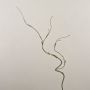 Branche de saule torsadé artificielle TONY, vert-marron, 90cm