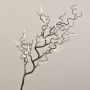 Branche de noisetier synthétique BOLTON avec chatons, brun-blanc, 65cm