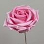 Rose artificielle en mousse REGINE, rose, 30 cm, Ø 16 cm