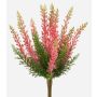 Bruyère synthétique ELSAWO sur tige, crossdoor, rose, 30cm