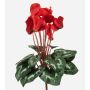Cyclamen synthétique VERIANA sur tige, rouge, 30cm