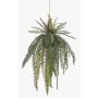 Fougère épée décorative en pot suspendu motte de terre MAXROL, racines, suspendue, verte, 85cm