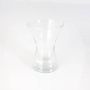 Vase sablier / Vase décoratif LIZZY, en verre transparent, 19,5cm, Ø14cm