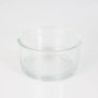 Mini coupe en verre / coupelle décorative VERA EARTH, transparent, 8cm, Ø 15cm