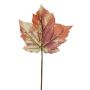Feuille d'érable artificielle ELMINU, orange-jaune, 40cm