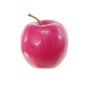 Fruit artificiel Pomme HENNY, fuchsia-rouge, 8cm, Ø8,5cm