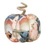 Citrouille décorative AKUNA en coton, faite main, motif kakadu, multicolore, Ø18cm