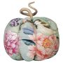 Citrouille décorative AKUNA en coton, faite main, motif papillon-oiseau, multicolore, Ø23cm