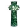 Vase à fleurs en verre ARKANA, vert-transparent, 41cm, Ø19cm
