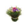 Composition florale artificielle: anémones et pâquerettes IKAIA, multicolore, 19cm, Ø18cm