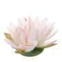 Fleur décorative de lotus SUADO, flottante, rose pâle, 6 cm, Ø 15 cm