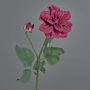 Branche fleurie artificielle Dahlia GINGER, collection écologique, rose foncé, 60cm, Ø10cm