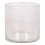 Bougies en verre cylindriques SANYA OCEAN, transparent, 12cm, Ø12cm