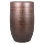 Vase en céramique AGAPE avec veinure, cuivre, 40cm, Ø26cm