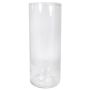 Vase en verre cylindrique SANYA OCEAN, transparent, 50cm, Ø19cm