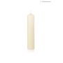 Bougie décorative d'autel NADEGE en cérésine à 100 %, blanche, 25cm, Ø8cm, 106h - Fabriquée en Allemagne