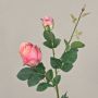 Rose synthétique CARUSA, rose, 80cm, Ø8cm
