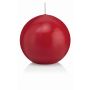 Bougie ronde MAEVA, rouge foncé, Ø8cm, 25h - Made in Germany