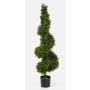 Arbre artificiel en buis en spirale TOM, large, 135cm