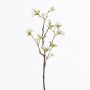 Branche décorative fleur des sept fils MAREN, blanc, 50cm