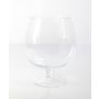 Vase boule sur pied / Grand verre à brandy LIAM, transparent, 24cm, Ø19cm