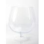 Vase boule sur pied / Grand verre à brandy LIAM, transparent, 38cm, Ø29cm