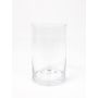 Vase cylindrique / Photophore en verre SANSA EARTH, transparent, 19,5cm, Ø12cm