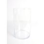 Vase cylindrique / Vase en verre SANSA EARTH, transparent, 30cm, Ø18,5cm