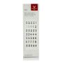 Décoration en cire chiffres DANILA pour bougies, travail manuel, 35 pièces, argent, 9mm
