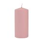 Bougie votive LYCANTHIA, Frosted Pastel, vieux rose, 15cm, Ø7cm, 63h