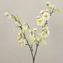 Branche de cerisier artificielle SOEY avec fleurs, crème-blanc, 45cm, Ø2-4,5cm