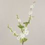Branche décorative de cerisier en fleurs VALESKA, blanc, 85cm
