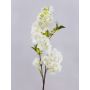 Fleur artificielle: branche de cerisier MATSUDA avec fleurs, crème-blanc, 80cm, Ø6-11cm