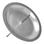 Pique-bougie en métal KRISTOFFER pour couronne de l'Avent, argent, pour bougies d'environ Ø5cm, 8cm, Ø12cm