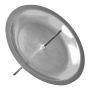 Pique-bougies en métal KRISTOFFER pour couronne de l'Avent, argent, pour bougies d'environ Ø6cm, 10cm, Ø12cm