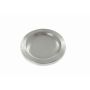 Porte-bougie rond en métal GREGORIA, pour bougies de Ø7 à 8cm, argenté, Ø7-8cm, Ø11,5cm