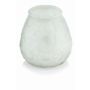 Photophore MAYELA rempli de cire, blanc, 10,5cm, Ø10cm, 48h