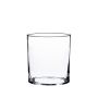 Photophore / Vase en verre cylindrique SANYA FIRE transparent, 20cm, Ø19cm