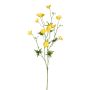 Bouton d'or artificiel NORA, jaune, 70cm, Ø2-3cm
