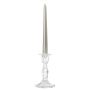 Support de bougie en verre ANAMARIA pour bougies cylindriques, transparent, 15,3cm, Ø6cm
